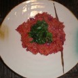 Beet Risotto with Goat Cheese & Salted Kale