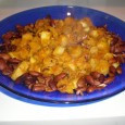 Roasted Winter Squash and Parsnips with Maple Glaze and Spiced Almonds